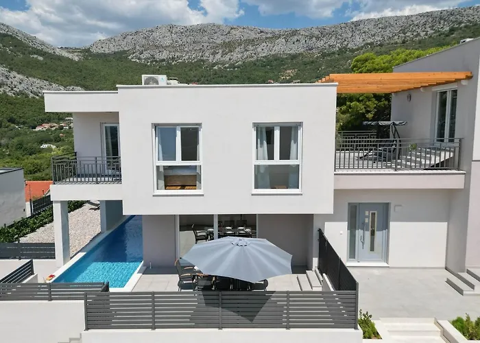Dorso With Heated Pool Villa Klis